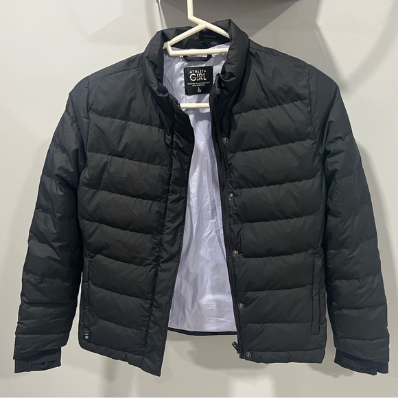 Athleta Girl Black Coat Size 12 Youth. - Picture 1 of 6